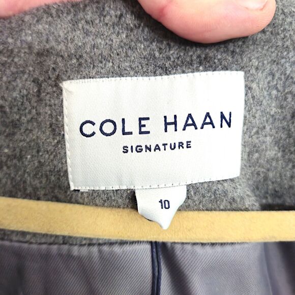 NEW Cole Haan Women’s Coat Capsule Minimalist Quiet Luxury Wool Blend Hooded 10 - Picture 12 of 13